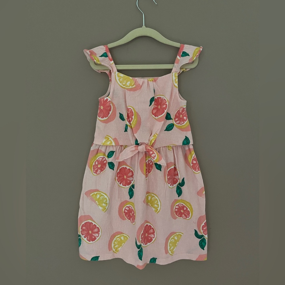 Carter’s Grapefruit Print Sleeveless Dress.